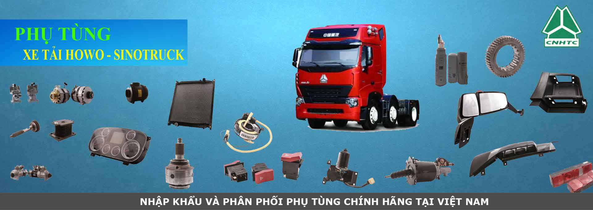 Phụ tùng xe tải Howo chính hãng | Kho phụ tùng ô tô tải Howo chính hãng